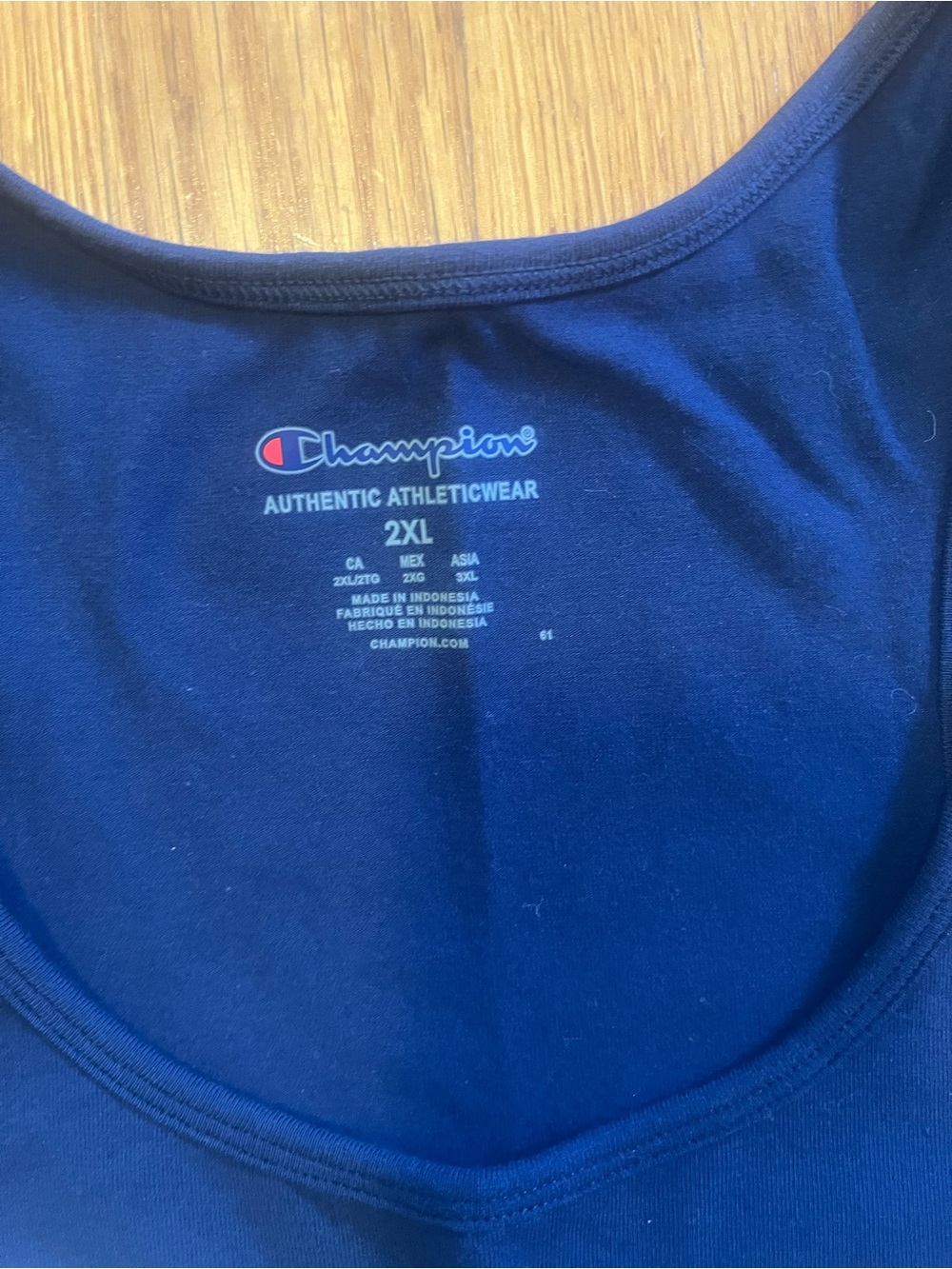 NWT Champion Spell Out Logo Tank 2XL - Picture 4 of 7
